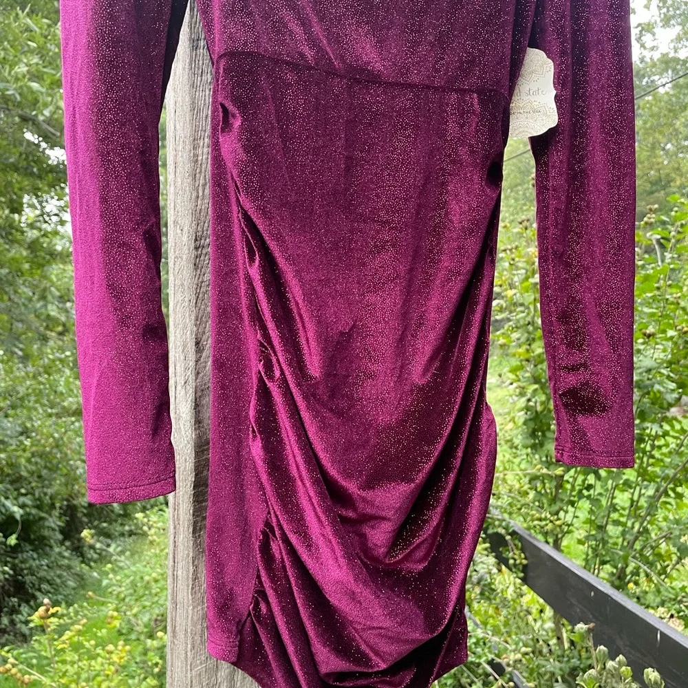 NWT Alterd State The Samantha Dress Burgundy - Picture 6 of 10